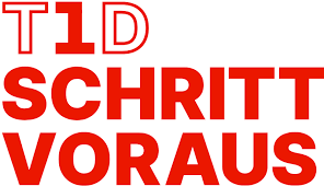Logo T1D Schritt voraus